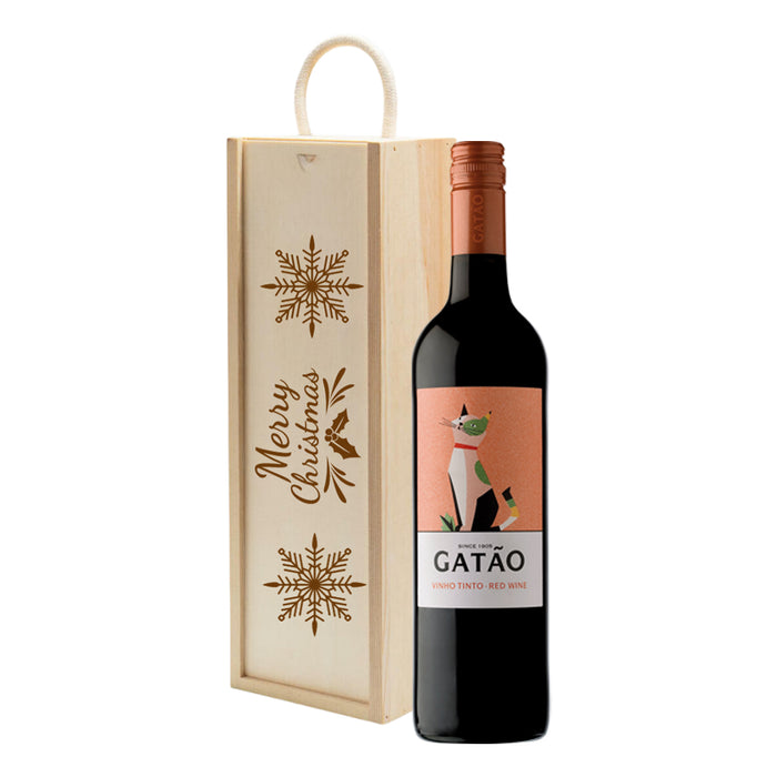 Gatão Tinto/Red Christmas Wine Gift