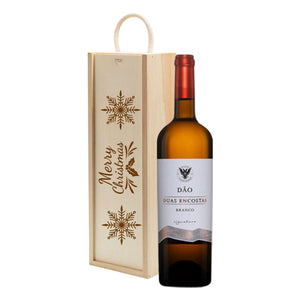 Duas Encostas Branco/White Christmas Wine Gift