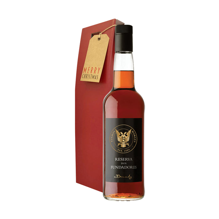 Borges Brandy Reserva Dos Fundadores 70cl Xmas Wine Gift