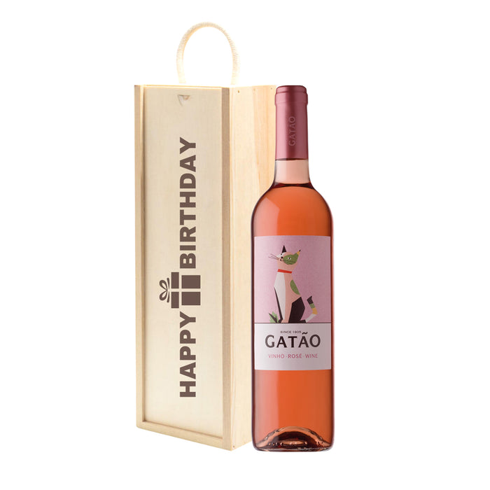 Gatão Rosé Wine Birthday box