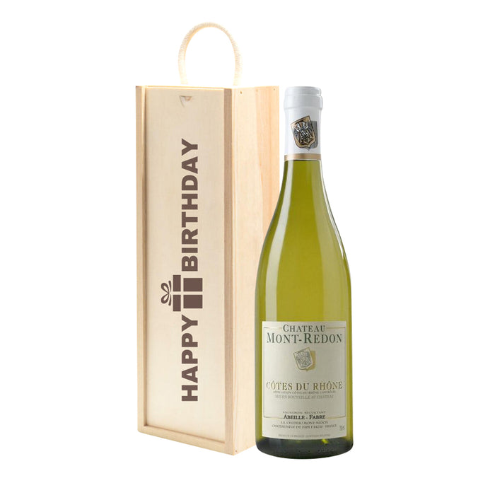 Cotes du Rhone Blanc Birthday box