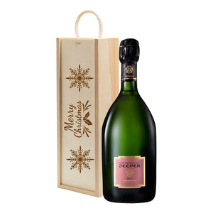 Champagne Maison Jeeper Grand Rose Christmas Wine Gift
