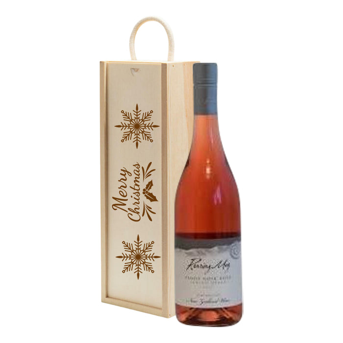 Roaring Meg Pinot Noir Rose Christmas Wine Gift