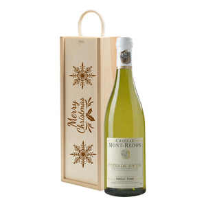 Cotes du Rhone Blanc Christmas Wine Gift