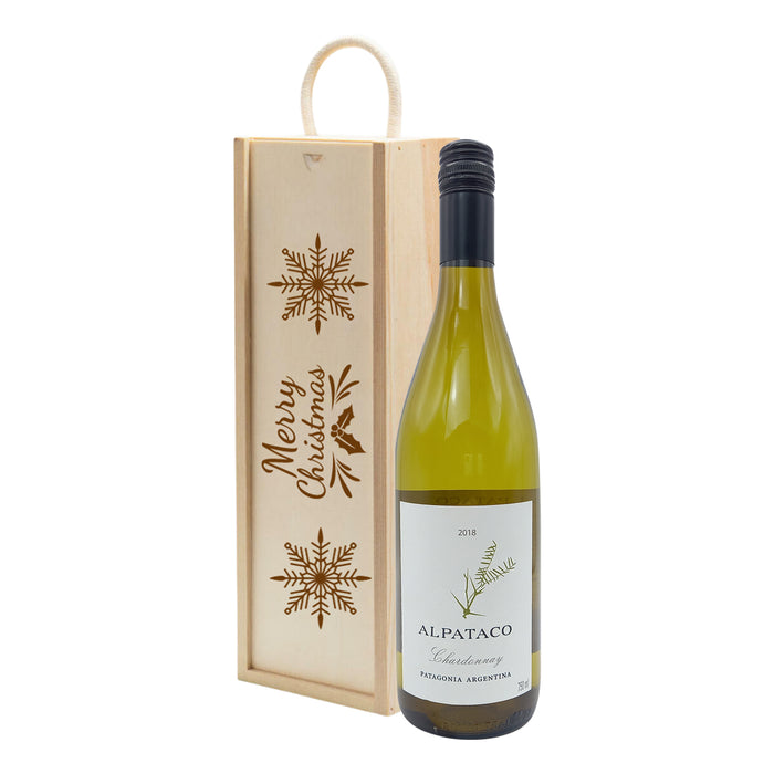 Alpataco Chardonnay Christmas Wine Gift