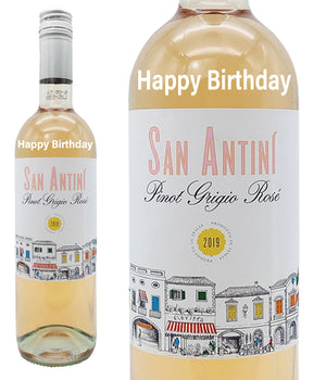 Pinot Grigio Rosé San Antini  " Happy Birthday " Engraved
