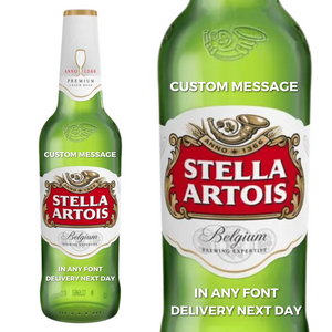 Stella Artois Personalised Large Beer 660ml Custom Message