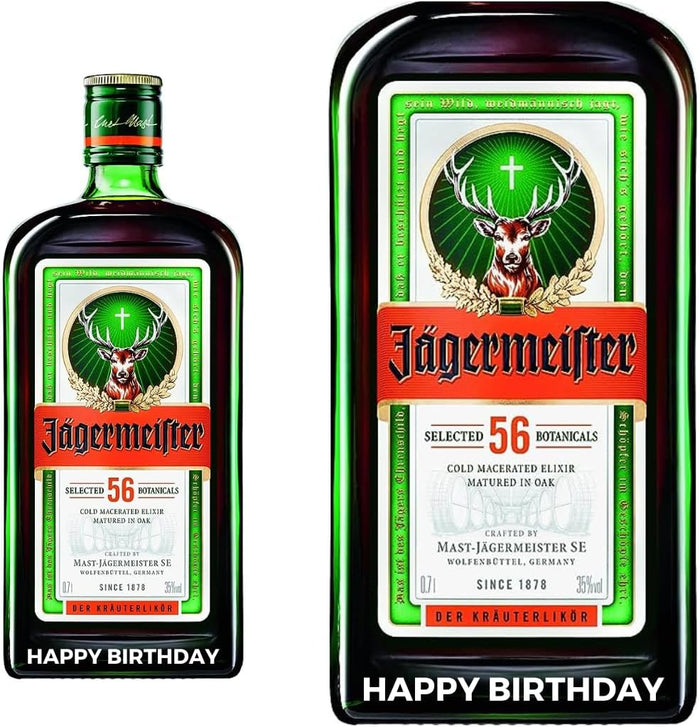 Jagermeister personalised Birthday Gift