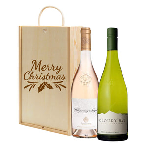 Cloudy Bay + Whispering Angel Christmas Wine Gift