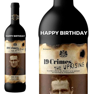 19 Crimes Uprising personalised " Happy Birthday " Engraved