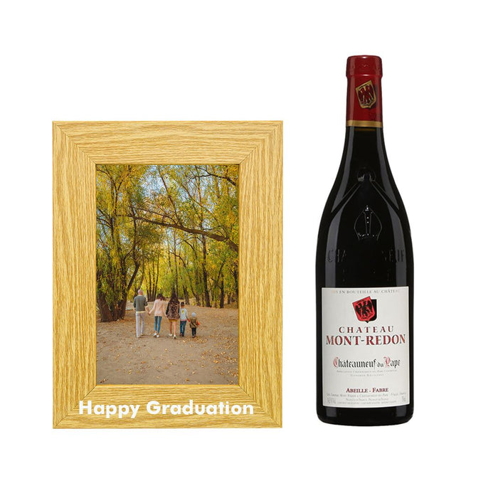 Chateauneuf-Du-Pape Red - Happy Graduation Photo Frame