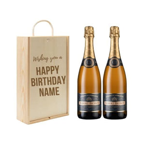 Birthday Wine Gift "Custom Name" Cremant De Bourgogne
