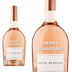 Kylie Minogue Cote De Provence Rose personalised " Merry Christmas "