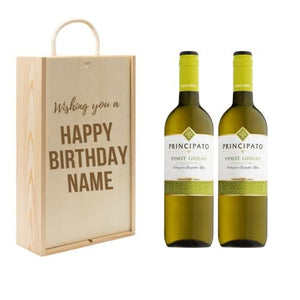 Birthday Wine Gift "Custom Name" Principato Pinot Grigio