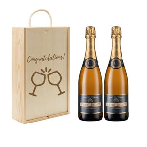 Cremant De Bourgogne Congratulations Gift Double