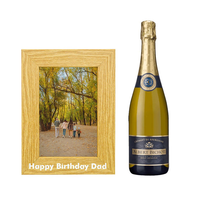 Cremant De Bourgogne - Happy Birthday Dad Photo Frame