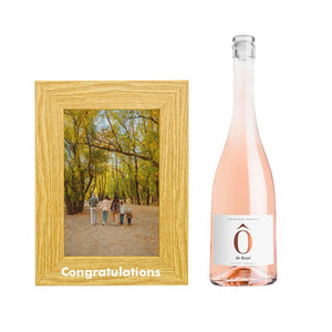 O De Rosé Languedoc With Congratulations Photo Frame