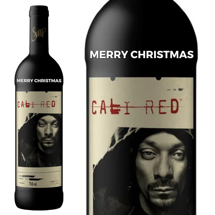 Snoop Cali Red personalised " Merry Christmas "