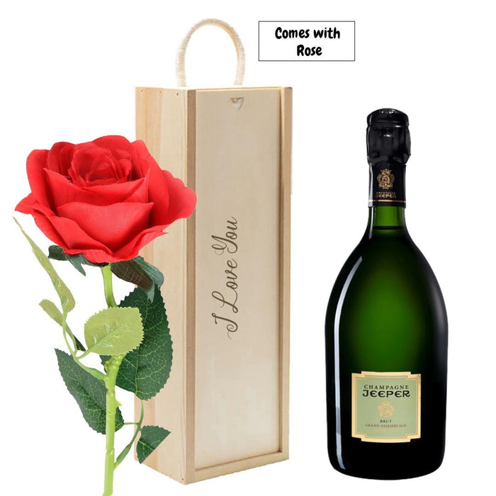 Jeeper Champagne 'I Love you' Gift