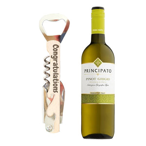 Principato + Corkscrew engraved Congratulations