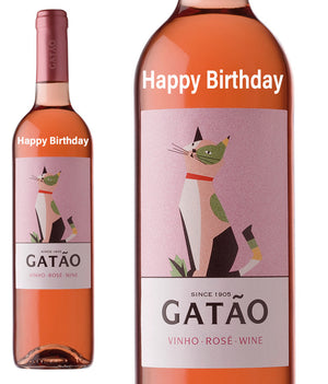 Gatão Rosé " Happy Birthday " Engraved