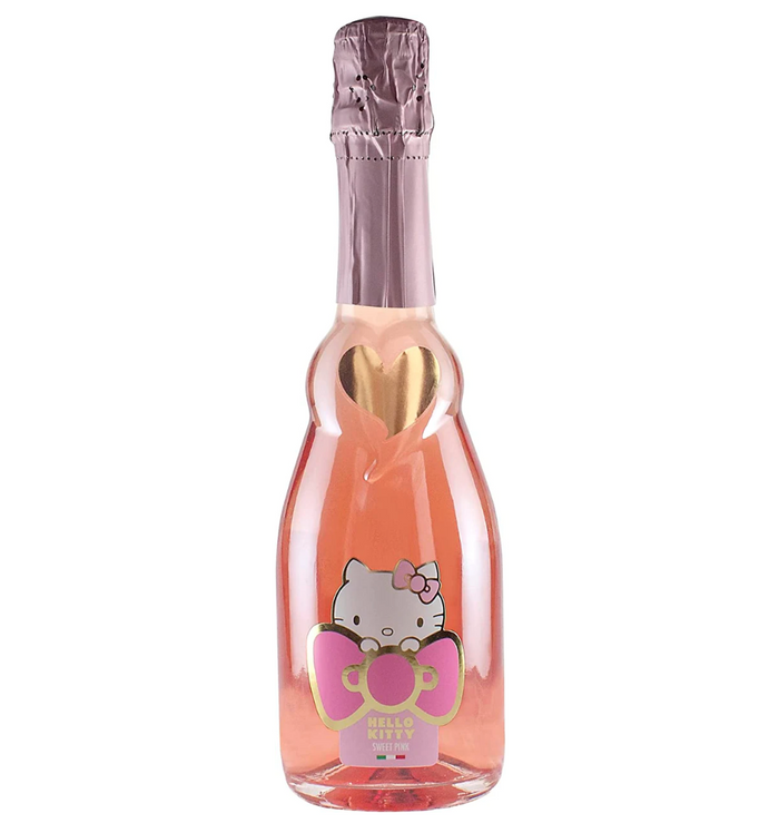 Hello Kitty Sparkling Rosé Pink Fizz Special Heart Edition