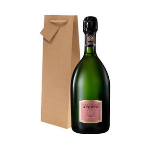 Champagne Jeeper Grand Rosé with gift bag