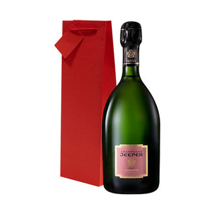 Champagne Jeeper Grand Rosé with gift bag