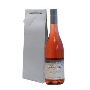 Roaring Meg NZ Pinot Noir Rosé with wine gift bag