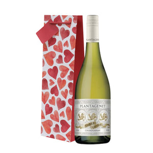 Plantagenet Three Lions Chardonnay w/ Hearts gift bag