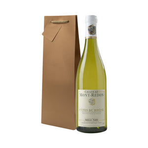 Côtes du Rhônes Blanc with wine gift bag