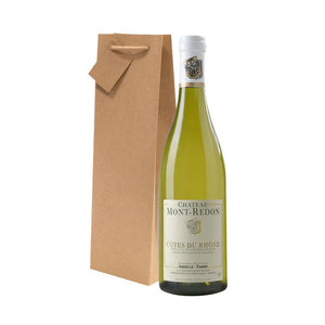 Côtes du Rhônes Blanc with wine gift bag