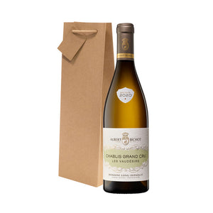 Chablis Grand Cru Les Vaudésirs with wine gift bag