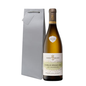 Chablis Grand Cru Les Vaudésirs with wine gift bag