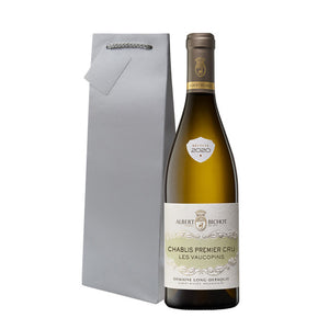 Chablis Premier Cru Les Vaucopins with wine gift bag