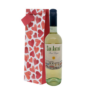 Pinot Grigio Rosé San Antini Italian Rosé wine bottle w/ Hearts gift bag