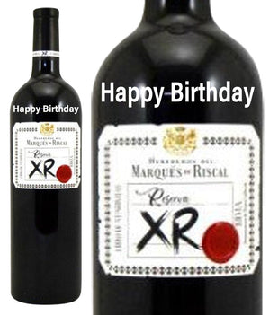 Marques de Riscal Rioja Riserva XR " Happy Birthday " Engraved