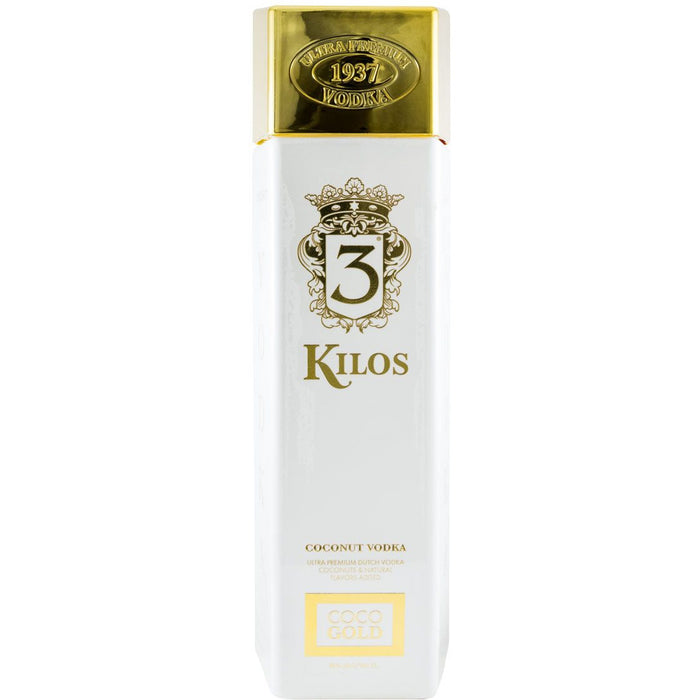 3 Kilos Coco Gold Bar Premium Coconut Flavoured Vodka - 1L