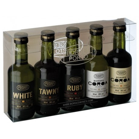 Borges Port Wine - Pack Of 5 Miniature Bottles