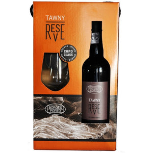 Borges Tawny Reserve Port With Port Wine Glass