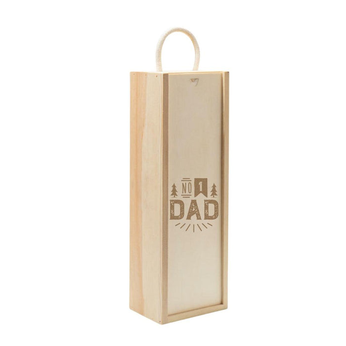 Father's Day Gift Box - Number 1 Dad (Bottle Box)
