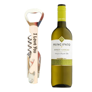 Principato + Corkscrew engraved I Love You