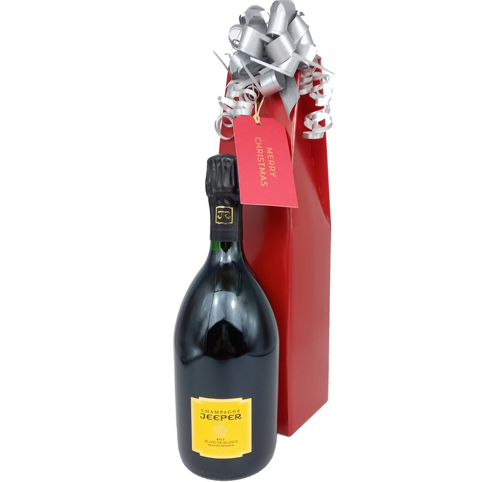 Jeeper, Grand Reserve, Blanc de Blancs, Bottle (75CL), NV Christmas Wine Gift