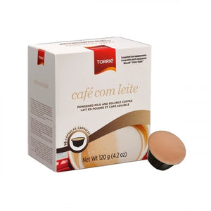 Instant Coffee with Milk Dolce Gusto Compatible Capsules (Packs of 16)